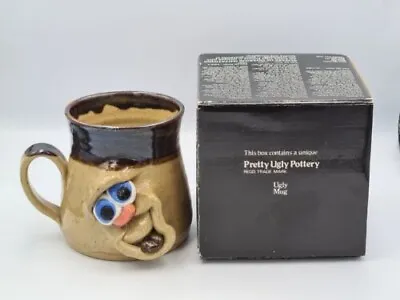 Buy Pretty Ugly Pottery Handmade Stoneware Tea /Coffee Mug Wales Vintage Boxed • 11.99£
