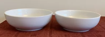 Buy 2 Cost Verde Oceanus White Porcelain Serving Bowls 9” X 3” Tall  • 5£