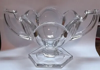 Buy Vintage Glass Art Deco Trophy Shaped Sugar Bowl. 2 Handled. Nice Condition.  • 4.75£