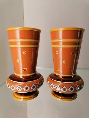 Buy Mettlach - Counterpart Vases, Circa 1900, Ungem., No. 2864, Round Stand • 170.36£