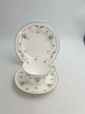 Buy Antique Art Nouveau Adderleys  Milan  China Tea Cup Saucer Plate Trio Roses Gilt • 23.99£