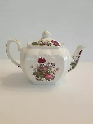 Buy Vintage Windsor Teapot Spring Floral Bouquet With Gold Trim Made In England • 33.75£