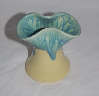 Buy Antique Diana Or Bakewells Newtone Art Ware Blue Drip Vase • 28.42£