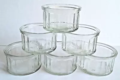 Buy 6 Small Clear Glass Pots Ramekins • 13.49£