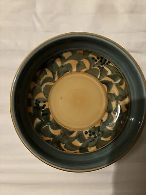 Buy Jersey Pottery Small Dish 13cm - Blue Leaf Pattern BNWOL • 9.99£