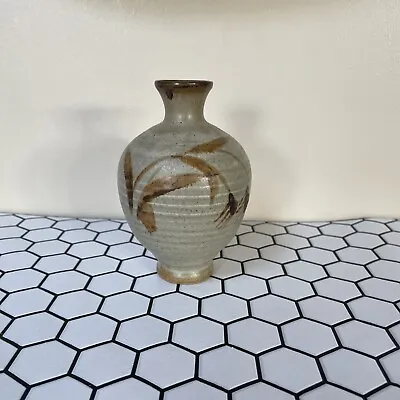 Buy British Studio Pottery Vase By Chris Carter/ Hand Thrown/ Small Vase • 6£