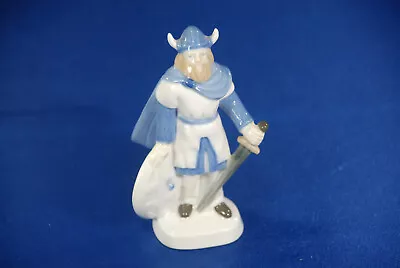 Buy Vintage Viking Porcelain CDA Figurine Blue And White  • 14.43£