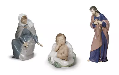 Buy Nao By Lladro Holy Family Nativity Set #306, 307, 312 Brand Nib Xmas Save$ F/sh • 330.87£