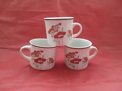 Buy  3 Coffèe /tea Cups Royal Doulton Lambethware Field Flower Mugs • 18.99£