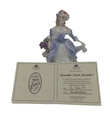 Buy Coalport Figurine Cries Of London Lavender Sweet Lavender +cert. Limited Edition • 75£