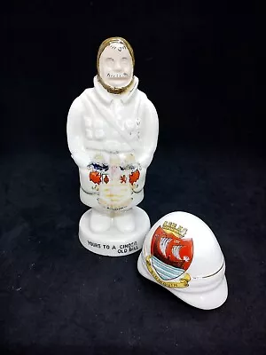 Buy Crested China WW1 Old Bill And Pith Helmet • 9.99£