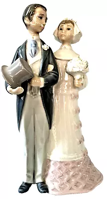 Buy Lladro Vintage Bride & Groom Couple Getting Married Retired Figurine 4808 • 42.52£