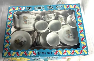 Buy Vintage 17Pc. Children's China Tea Set Original Box Japan 964122 • 14.22£