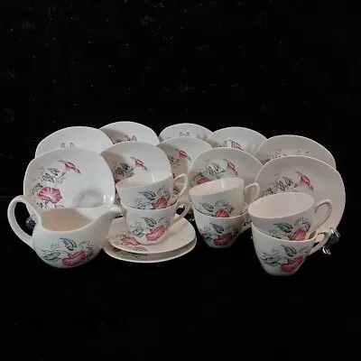 Buy Vintage Midwinter Stylecraft Staffordshire 19 Piece 6 Person Tea Set • 25£