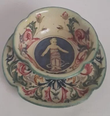 Buy Vintage Corsani Cup & Saucer Florence Lastra A Signa Putti After Della Robbia  • 14.31£