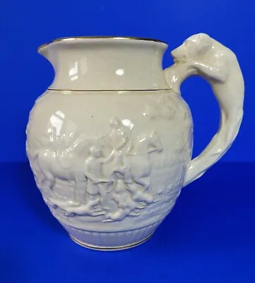 Buy Wedgewood Antique Creamware Hunting Jug With Dog Handle 7cm / 6.7  Tall • 25£