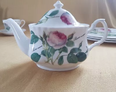 Buy Roy Kirkham Redoute Roses Oval Teapot - Excellent Unused Condition  • 27.99£