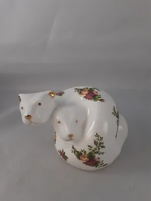 Buy Royal Albert Old Country Roses Otters Ornament Paperweight Bone China 1st • 32.99£