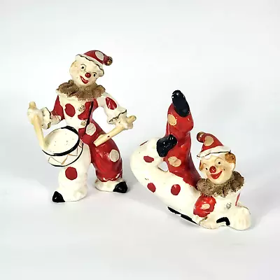 Buy China Co Clowns With Dresden Style Lace Collars Porcelain Japan Set Of 2 Wales  • 13.69£