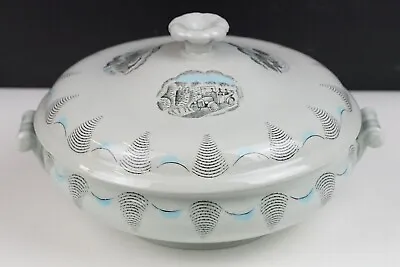 Buy Wedgwood 'travel' Pattern Twin-handled Tureen & Cover Designed By Eric Ravilious • 535£