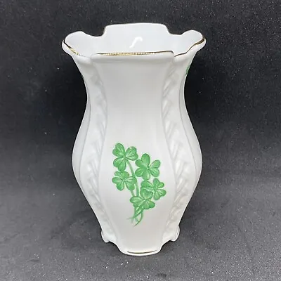 Buy Vintage Luck Of The Irish Shamrock Vase Royal Tara Fine Bone China IRELAND  • 18.50£