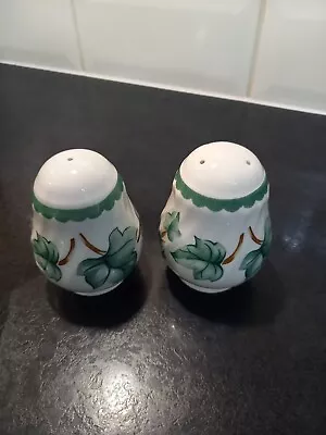Buy Bhs Country Vine Ceramic Cruet Set Salt & Pepper Pots - Excellent Condition • 5.50£