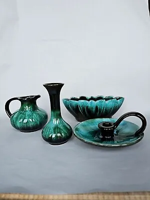 Buy Vintage X4 Of Blue Mountain Pottery BMP CCC Canada Vase Jug Planter Candle Hold  • 24.90£