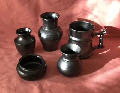 Buy 5 X Prinknash Abbey Pottery Mix Items Vase, Pot Tankard • 3.50£
