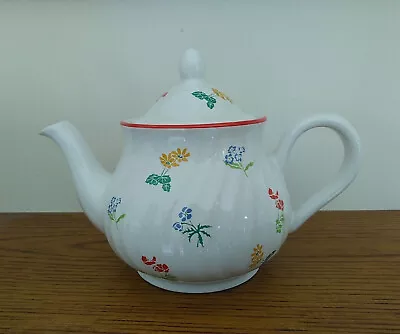 Buy Vintage Arthur Wood, England, Small Individual Floral Decoration Teapot • 19.99£