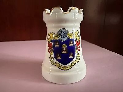 Buy Arcadian Crested China Rook Castle Chess Piecd 56mm  Borough Of Reading • 12£