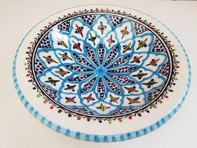 Buy  Hand Made Painted Serving Décorative  Deep Arabisck Plate 22cmx6cm • 6.99£