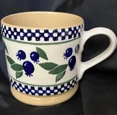 Buy Vtg Nicholas Mosse Pottery Irish Handcrafted HTF Blueberry Pattern 3.5 H Mug EUC • 32.16£