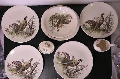 Buy Johnson Brothers England China Game Birds Pheasant Quail Plates Bowl Sugar Cream • 498.70£
