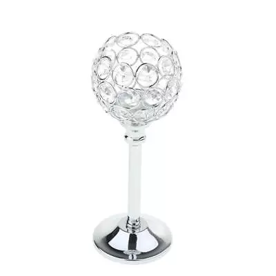 Buy Metal Glass Candle Holder Wedding Holiday Christmas Events Tabletop Decoration • 10.99£