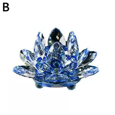 Buy Crystal Flower Ornament Large Crystal Craft Home Decor • 5.76£
