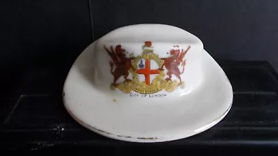 Buy Crested China Ww1 Colonial Hat - City Of London Crest • 3.99£