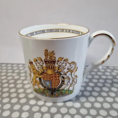 Buy Aynsley Fine Bone China Queen Elizabeth II Silver Jubilee Commemorative Mug • 6.21£