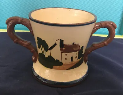 Buy Royal Watcombe Pottery Torquay Mottoware Two Handled Cup • 5£