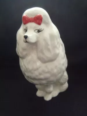 Buy Beswick Vintage White Seated Pedigree Poodle Dog With Red Ribbon Model 1871 Rare • 39.99£