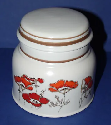 Buy ROYAL DOULTON * Vintage Stoneware Lidded Sugar Bowl * Fieldflower Design * 10cm • 7.99£