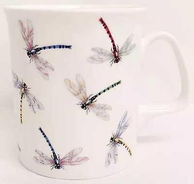 Buy Dragonflies Mug Fine Bone China Marlborough Multicolour Cup Hand Decorated In UK • 10.50£
