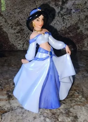 Buy Disney Princess Jasmine Aladdin Porcelain Ceramic Collectible Figure Purple  • 29.55£