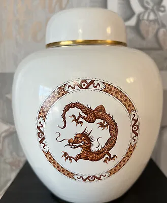 Buy Carlton Ware Dragon Design Lidded Ginger Jar Perfect Condition • 20£
