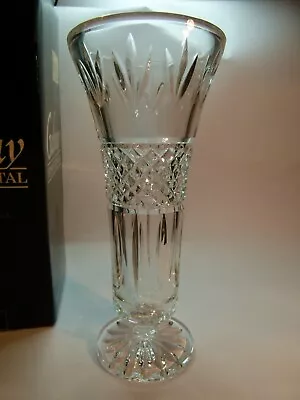 Buy Galway Irish Crystal Vase 22cm,(8.66 )  Boxed • 19£