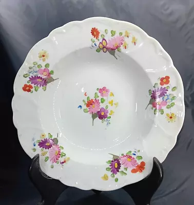Buy Beautiful Antique Georgian Creamware Bowl Hand Painted With Flowers C.1810 • 19.99£