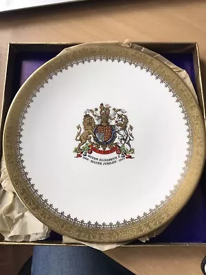 Buy Silver Jubilee Collectors Plate Royal Grafton Souvenir Limited Edition 1977 • 3£