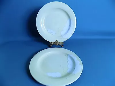 Buy Poole Pottery Hand Painted Oak Leaf Dinner Plates X 2 • 15£
