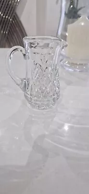 Buy Small Crystal Jug Etched Decoration Cut Glass  • 5£