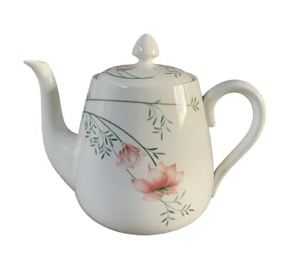 Buy Coalport English Bone China Pink Floral Teapot • 25£
