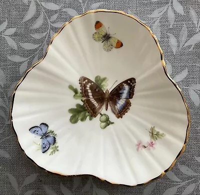 Buy Royal Worcester Fine Bone China Butterflies Trinket Dish • 6£
